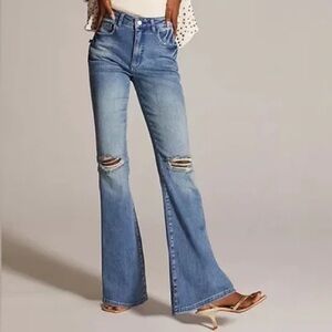 Anthropologie Pilcro The Icon Flare Jeans Size 26